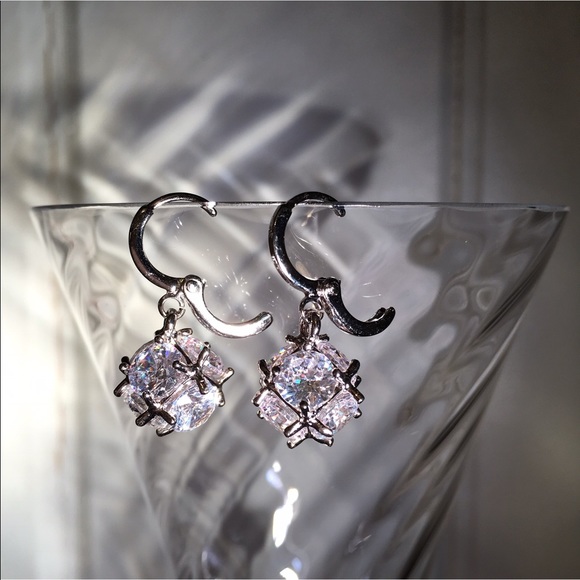 CUBIC ZIRCONIA WHITE GOLD FILLED SETTING - Picture 6 of 8